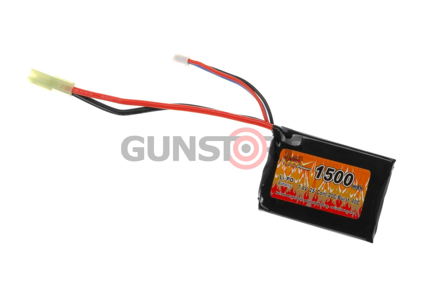 Fotografia: Lipo 7.4V 1500mAh 20C PEQ Type