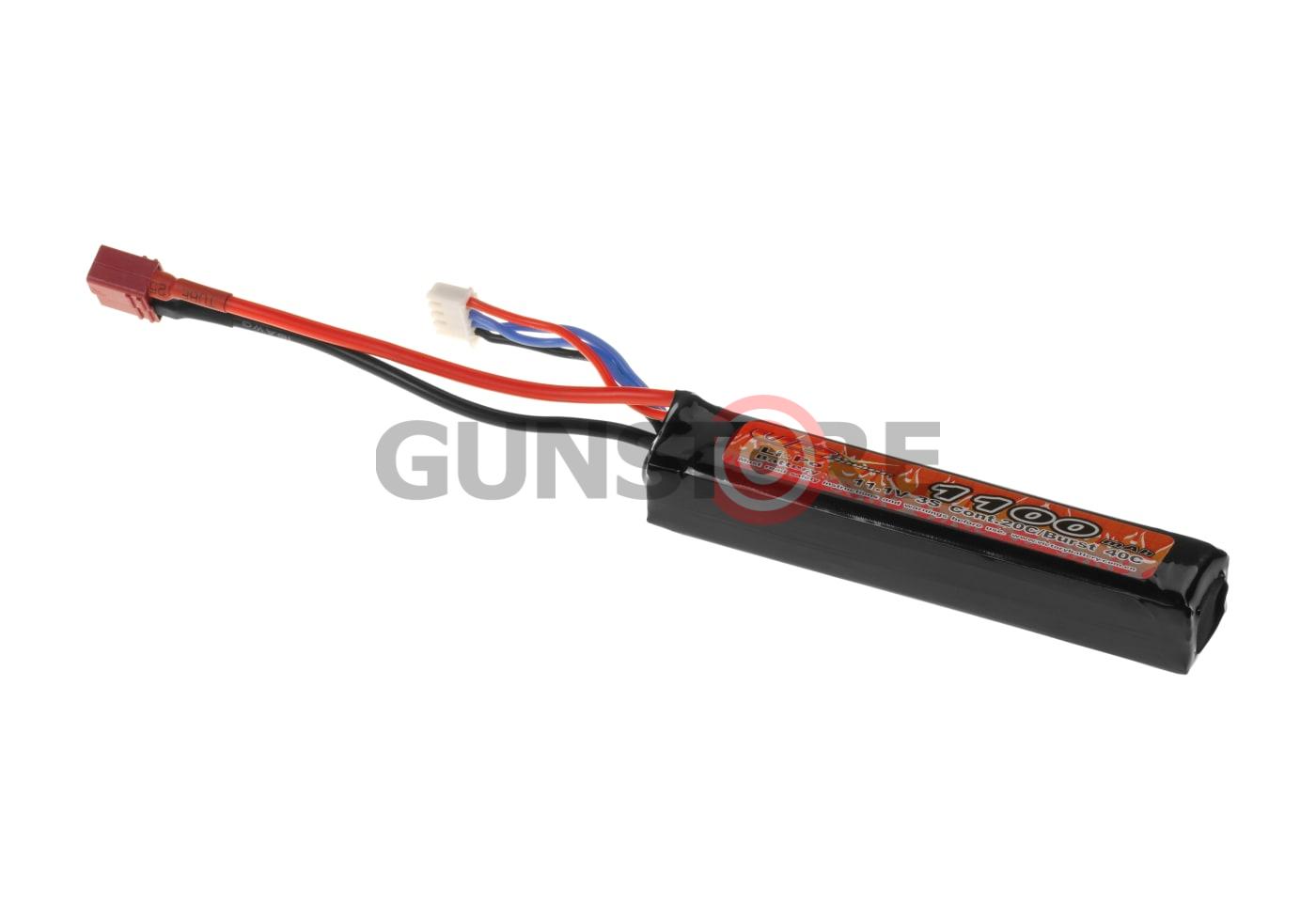 Lipo 11.1V 1100mAh 20C Stock Tube Type T-Plug