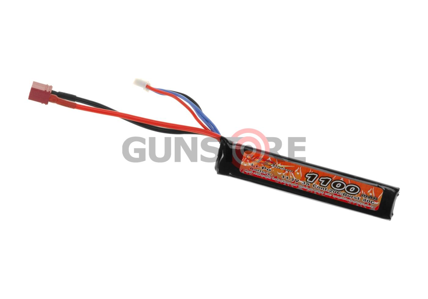 Fotografia: Lipo 11.1V 1100mAh 20C Stock Tube Type T-Plug