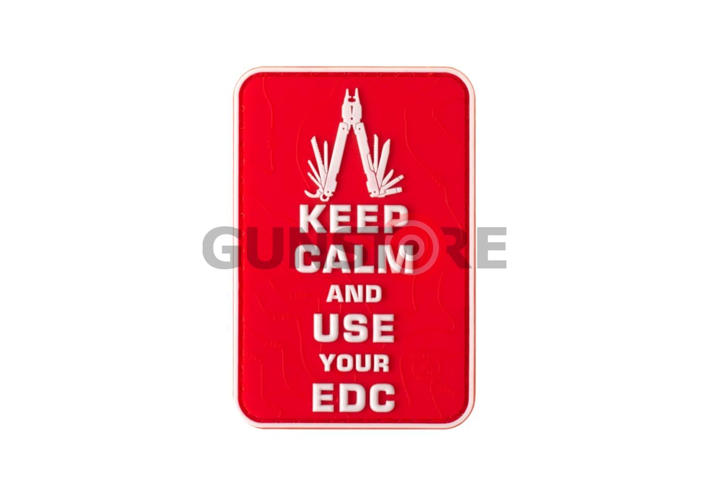 Keep Calm EDC Rubber Patch Multicolor