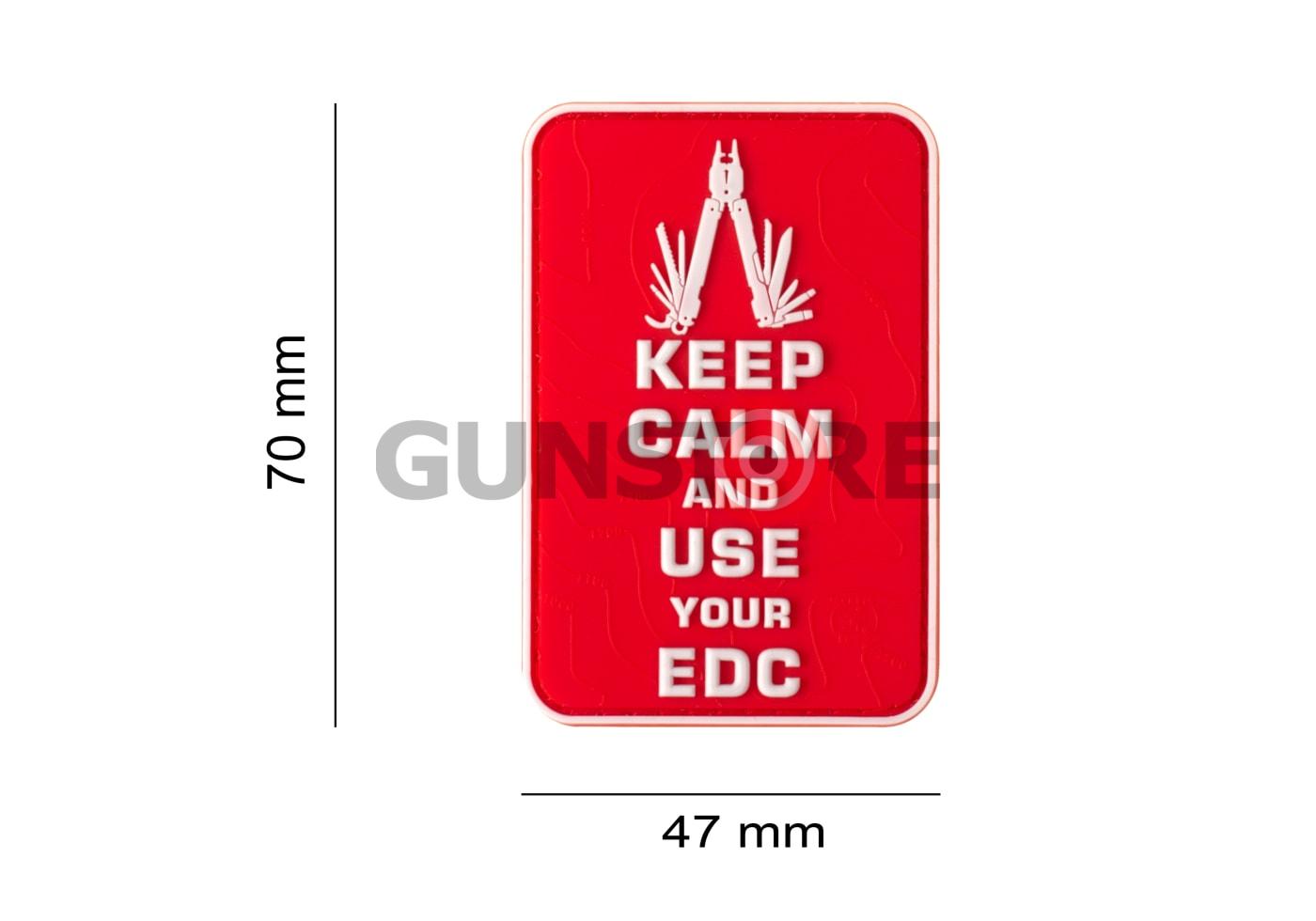 Fotografia: Keep Calm EDC Rubber Patch