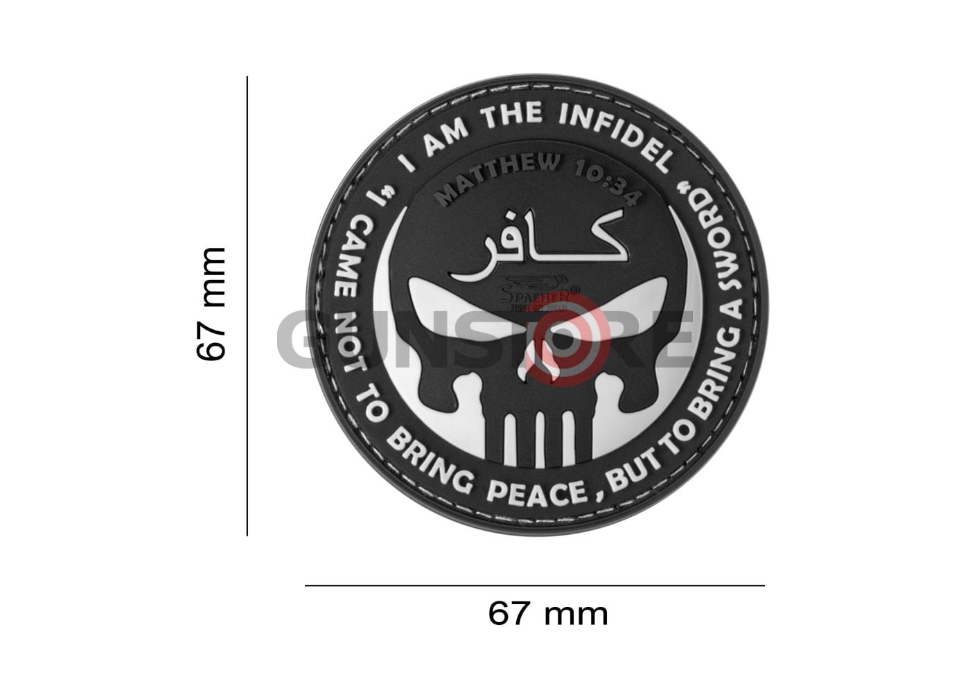 Fotografia: The Infidel Punisher Rubber Patch