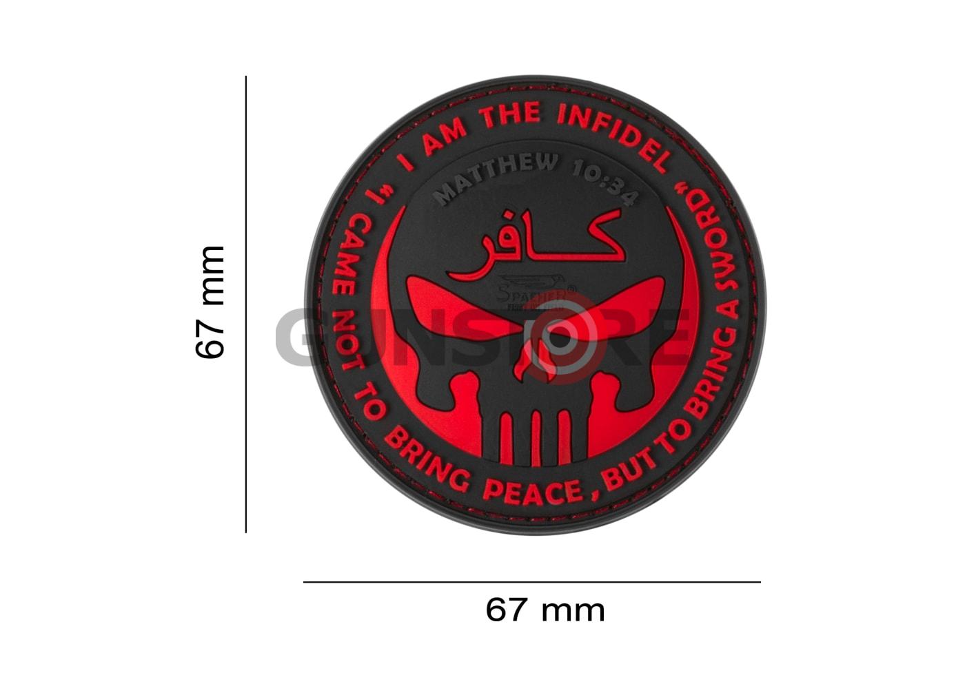 Fotografia: The Infidel Punisher Rubber Patch