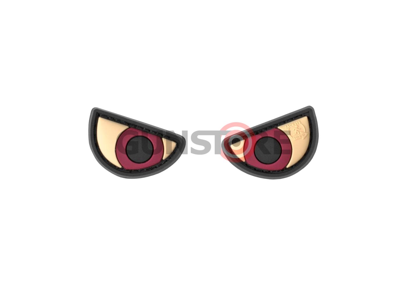 Angry Eyes Rubber Patch