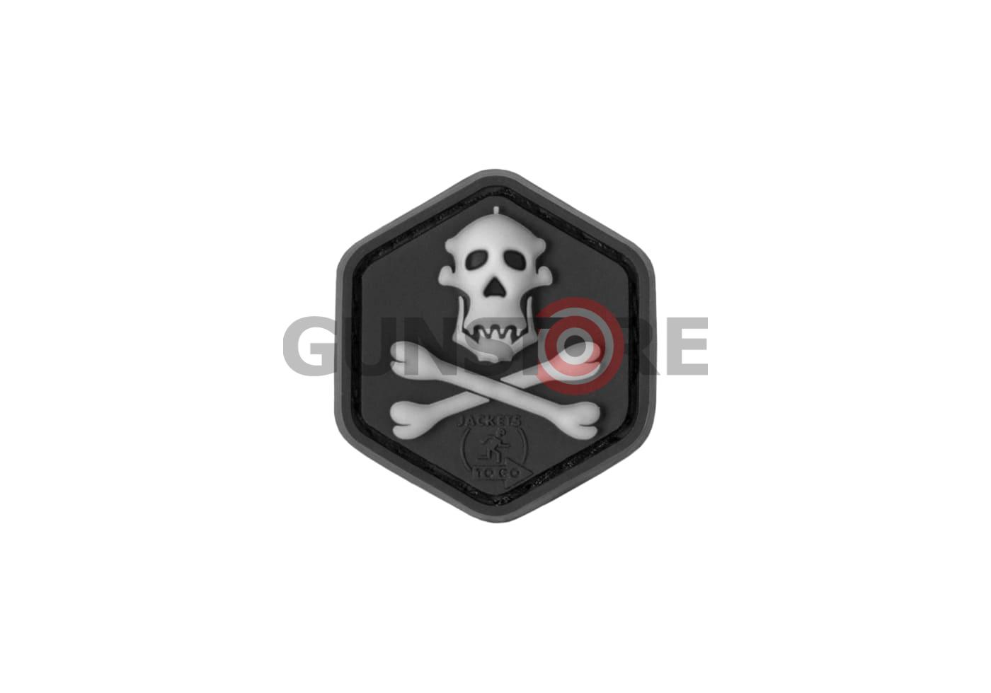 Gorilla Hunter Skull Cat Eye Rubber Patch