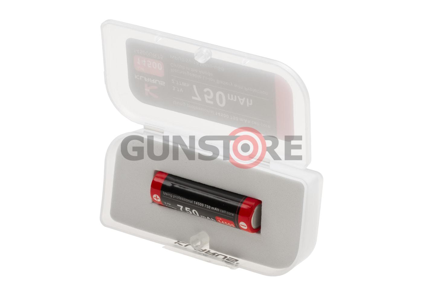 Fotografia: 14500 Battery 3.7V 750mAh Micro-USB