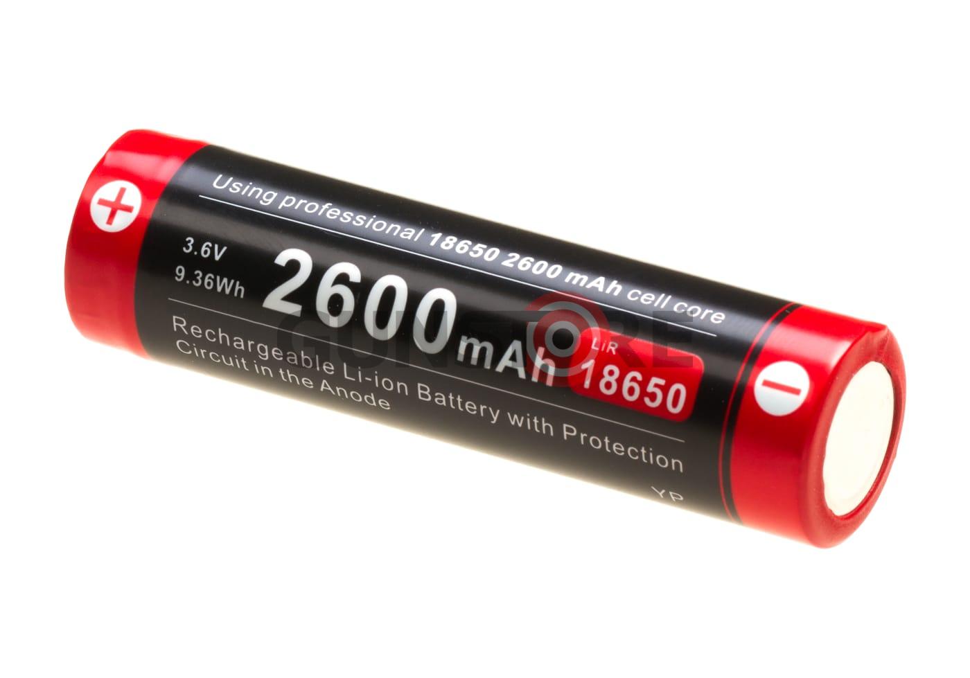 18650 Battery 3.7V 2600mAh Micro-USB 