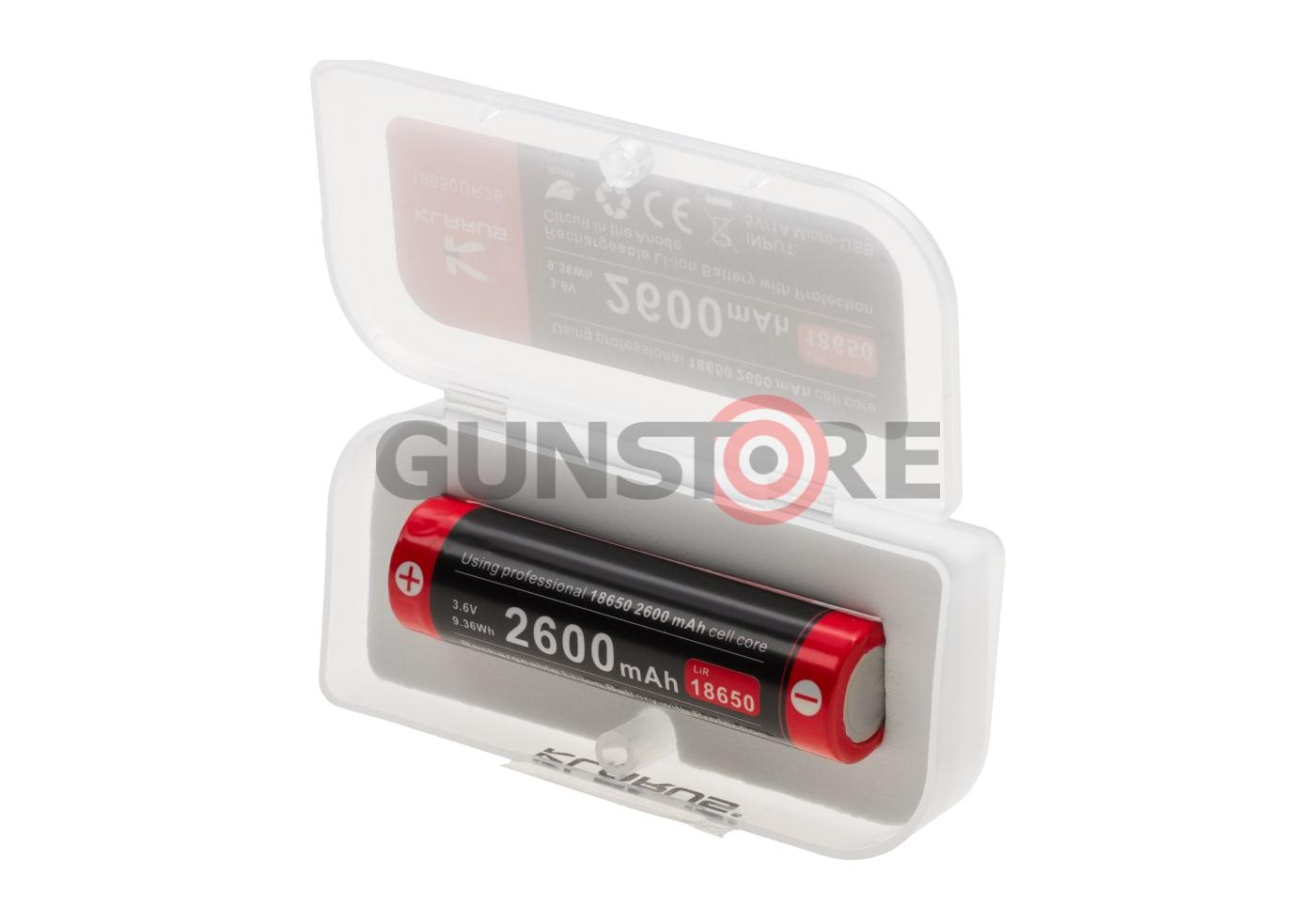 Fotografia: 18650 Battery 3.7V 2600mAh Micro-USB