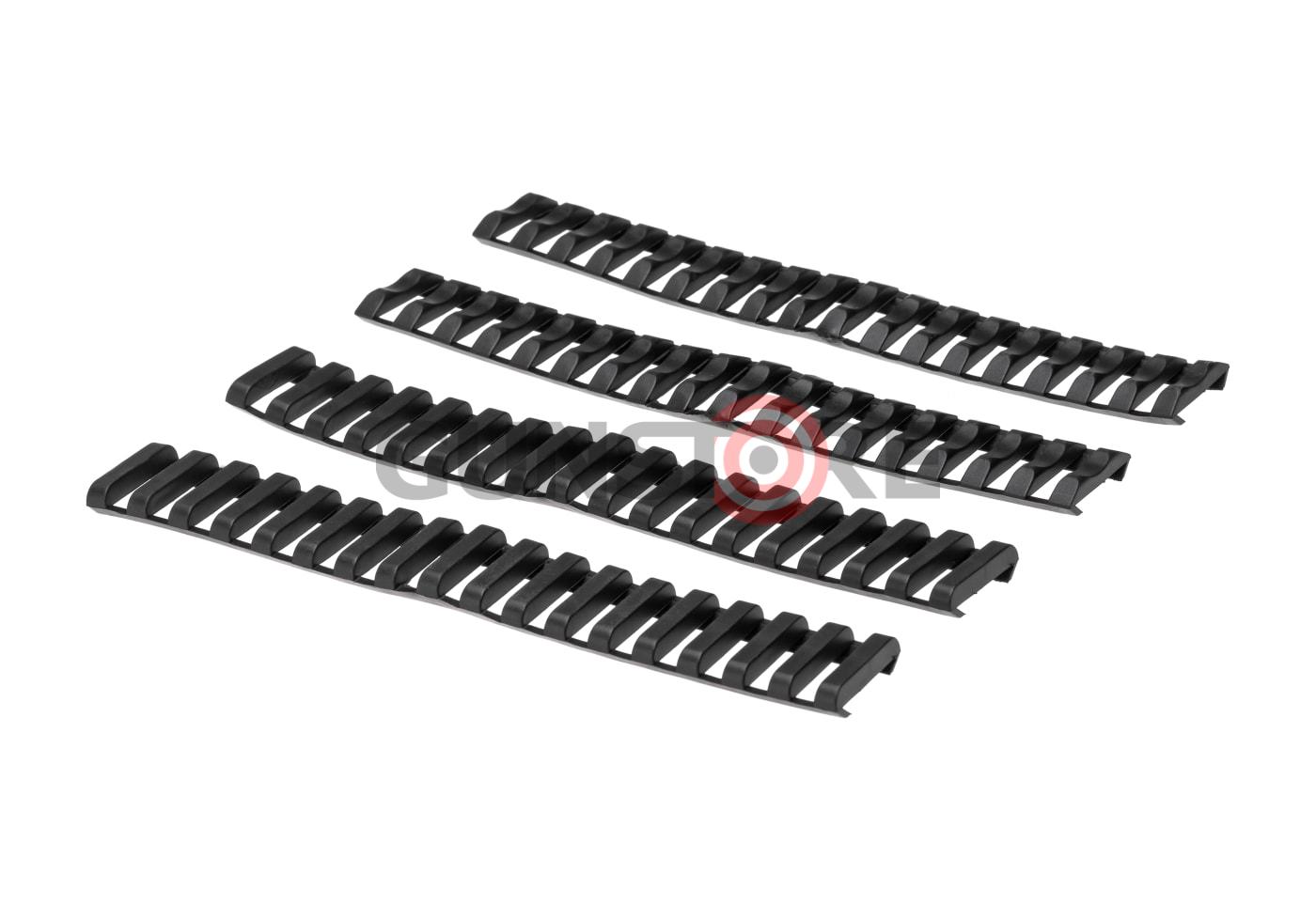 Ladder Rail Cover 18 Slots Black