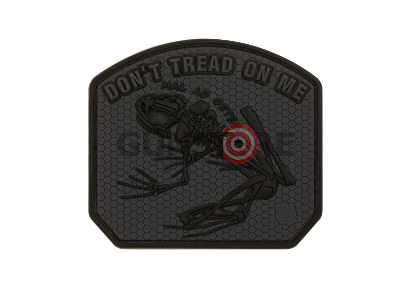 Don't Tread on me Frog Rubber Patch Blackops