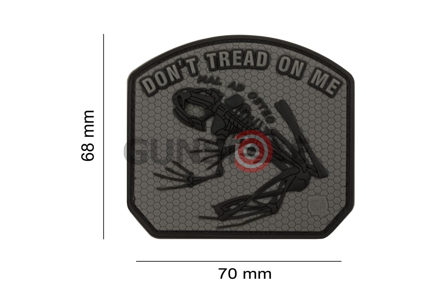Fotografia: Don't Tread on me Frog Rubber Patch