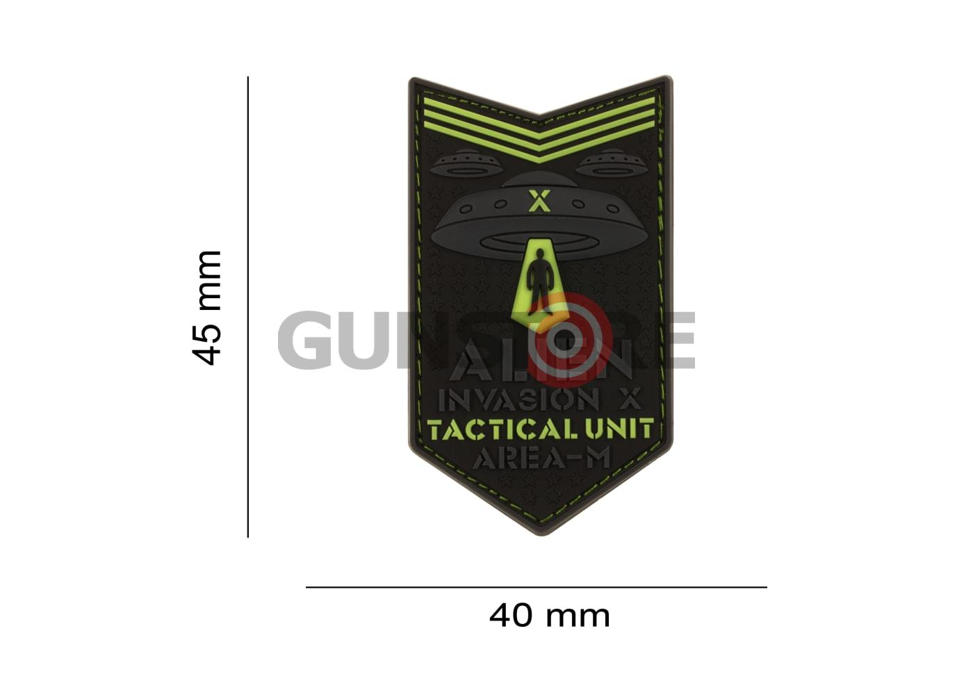 Fotografia: Alien Invasion Tactical Unit Rubber Patch