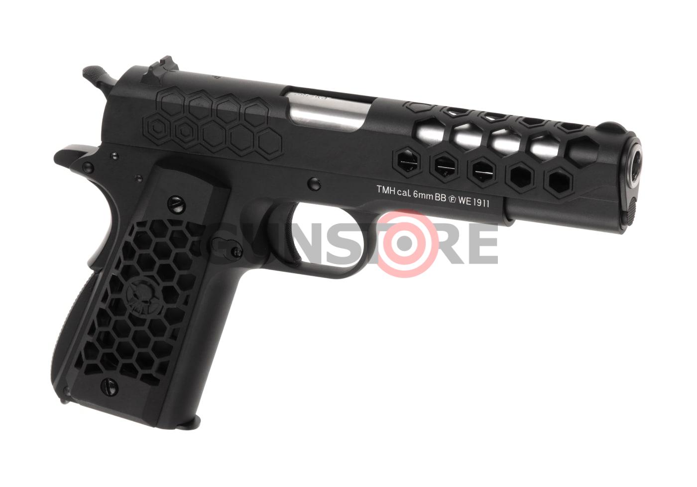 M1911 Hex Cut Full Metal GBB Black