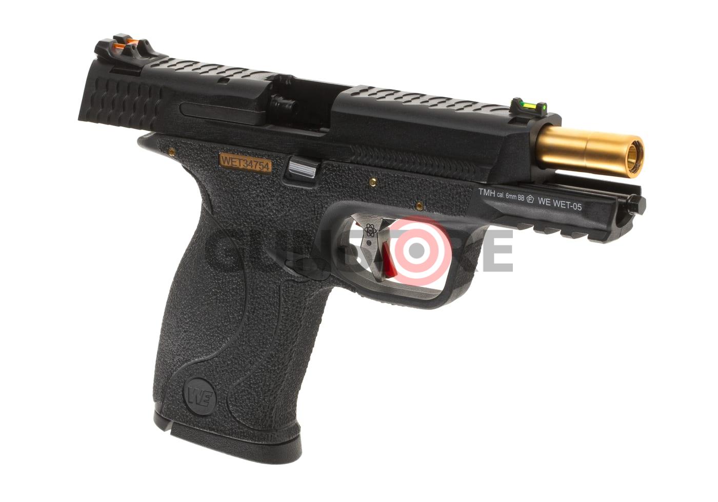 Fotografia: WET-05 BK Gold Barrel Metal Version GBB