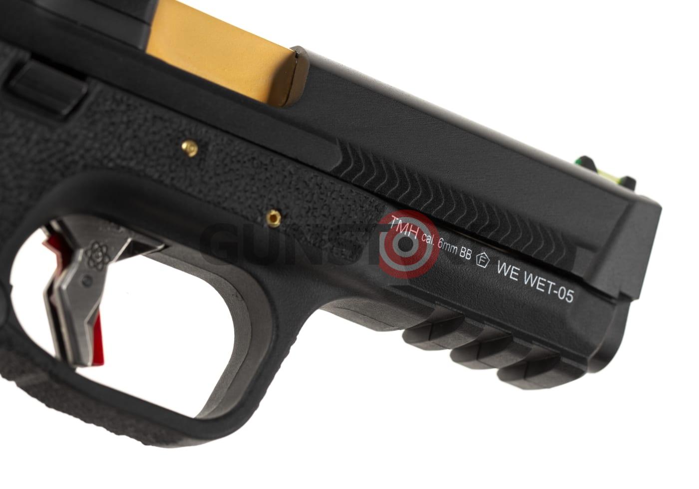 Fotografia: WET-05 BK Gold Barrel Metal Version GBB