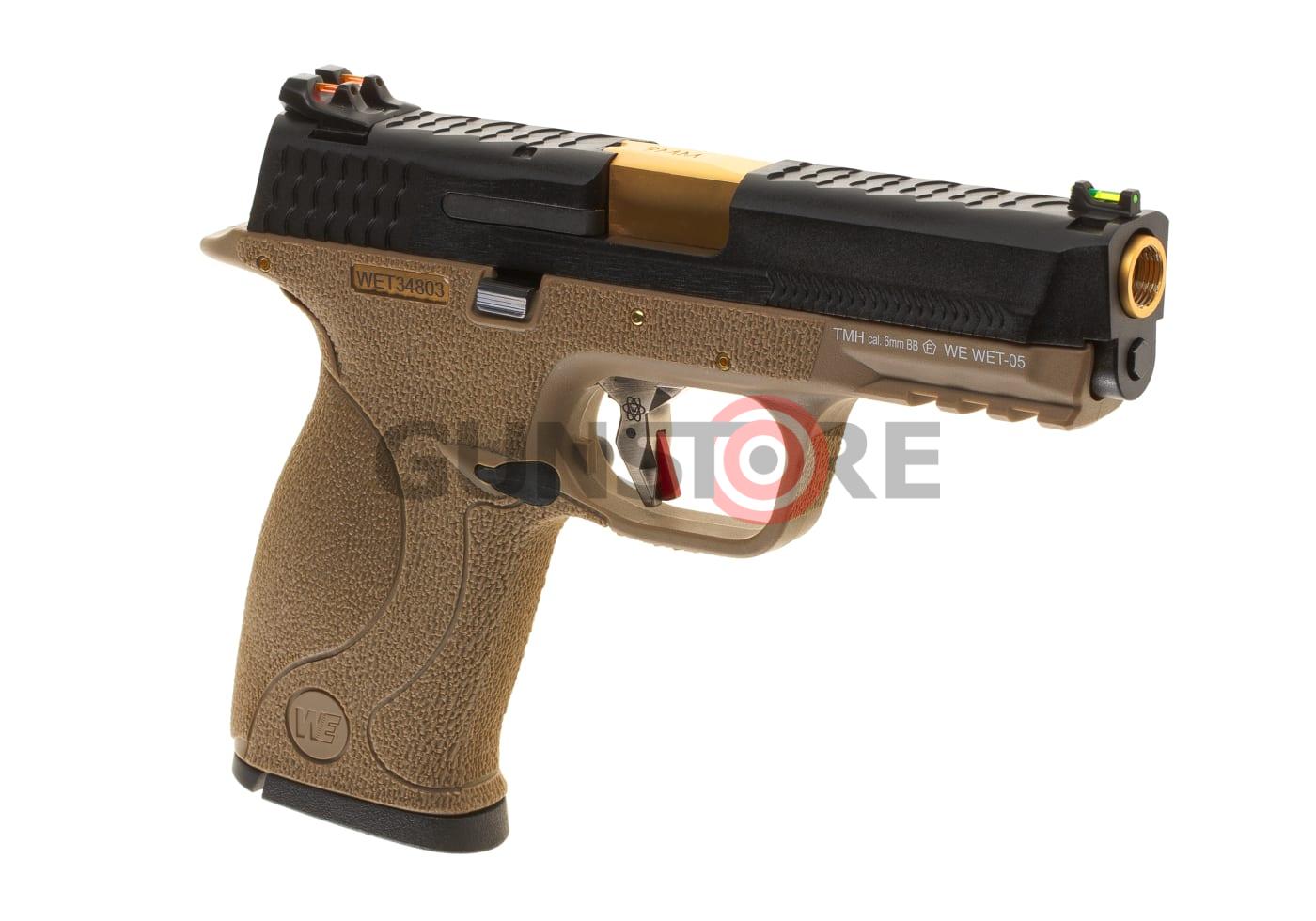 WET-05 BK Gold Barrel Metal Version GBB