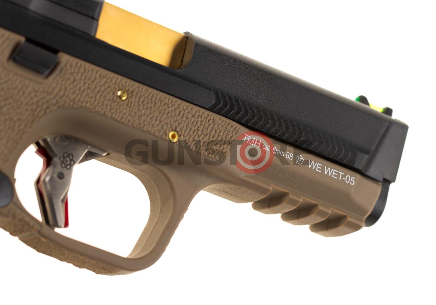 Fotografia: WET-05 BK Gold Barrel Metal Version GBB