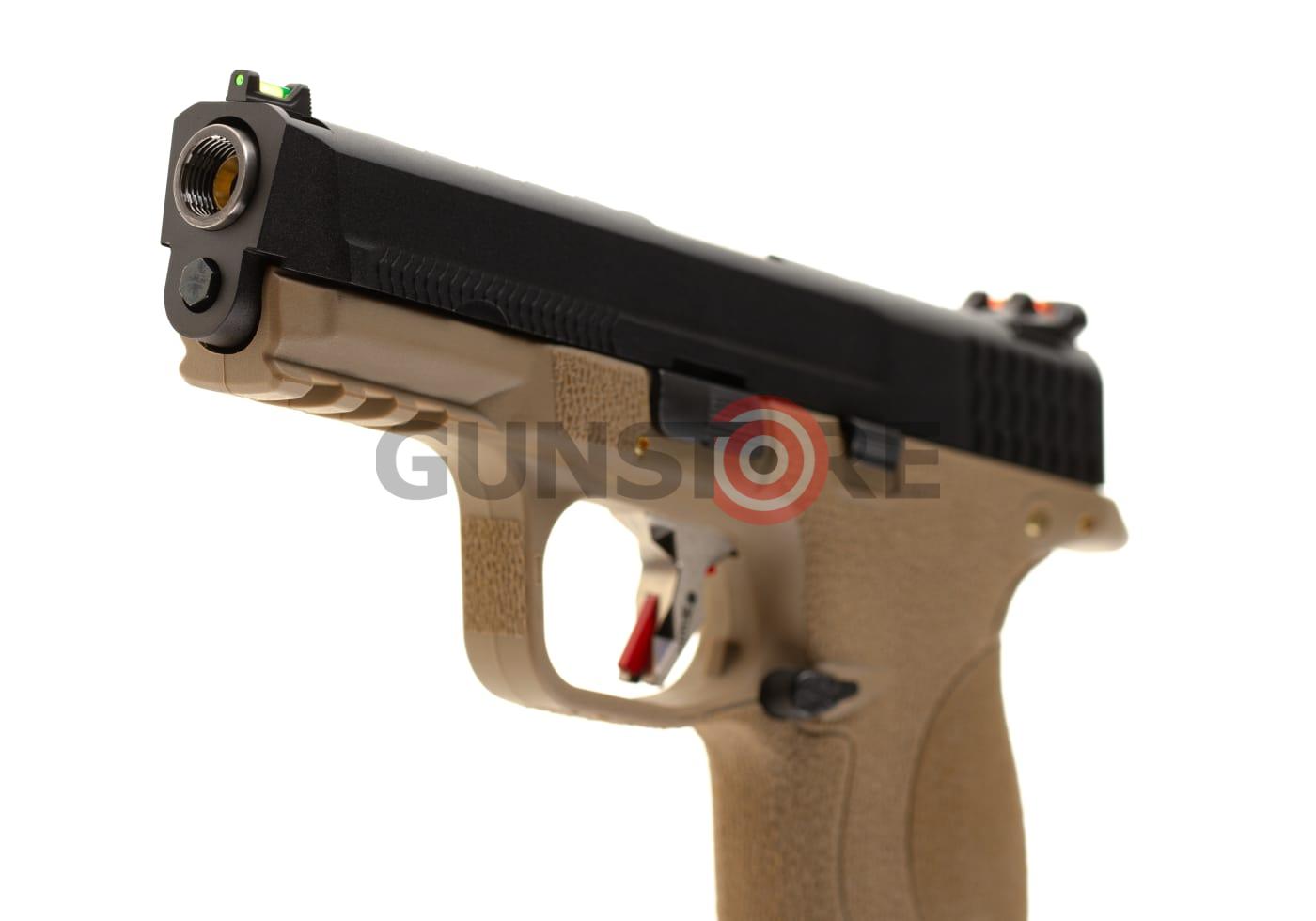 Fotografia: WET-05 BK Silver Barrel Metal Version GBB