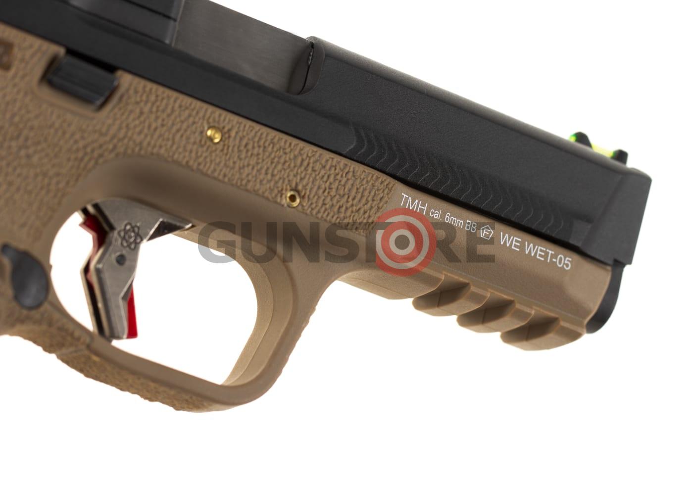 Fotografia: WET-05 BK Silver Barrel Metal Version GBB