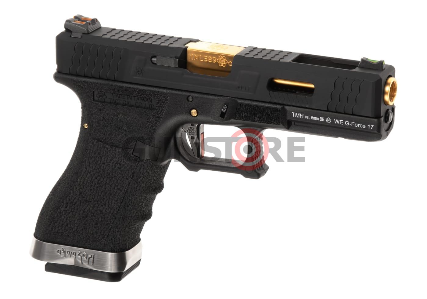 G-Force 17 BK Gold Barrel Metal Version GBB