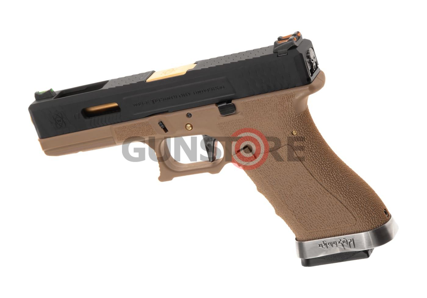 Fotografia: G-Force 17 BK Gold Barrel Metal Version GBB