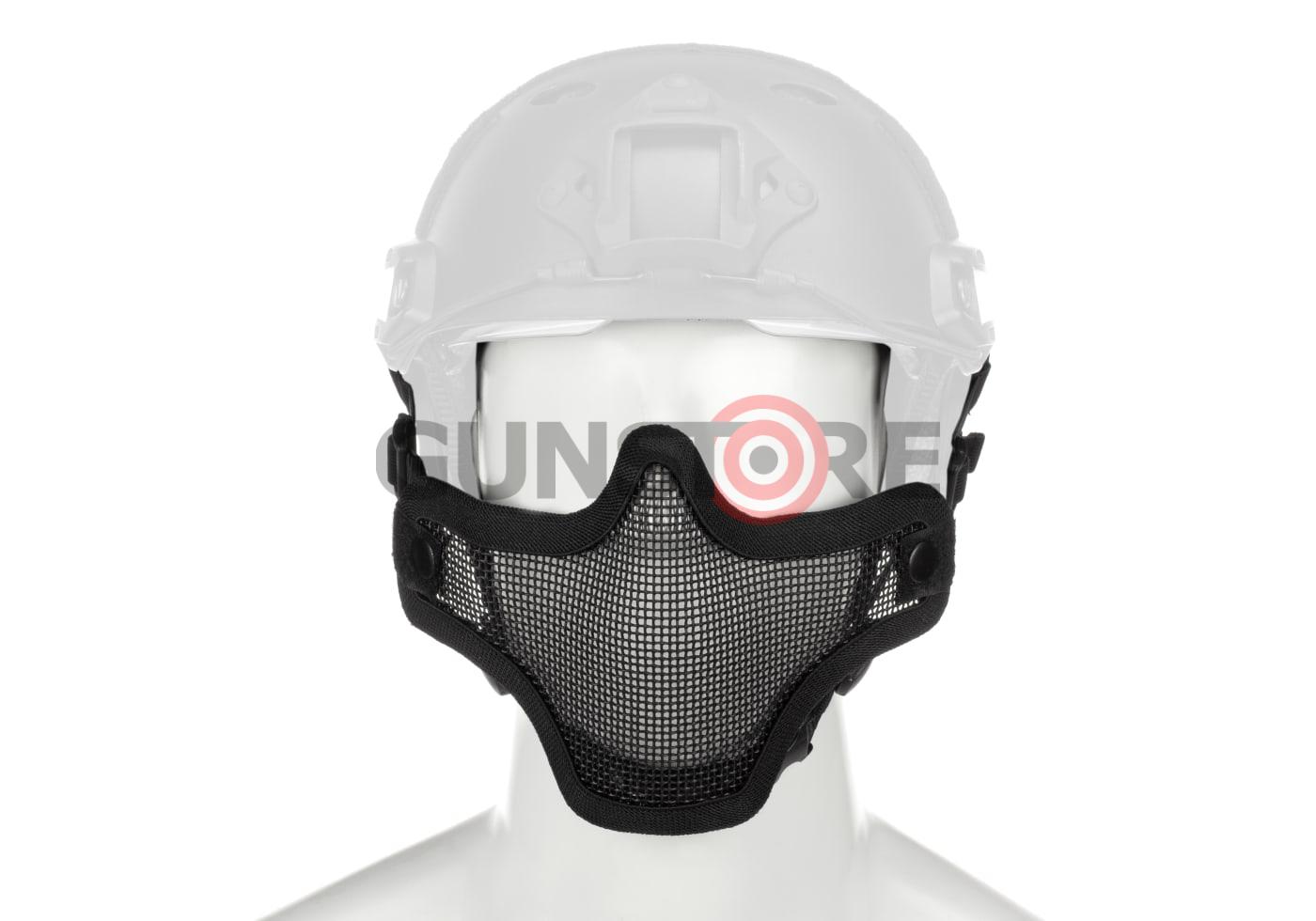 Steel Half Face Mask FAST Version Black