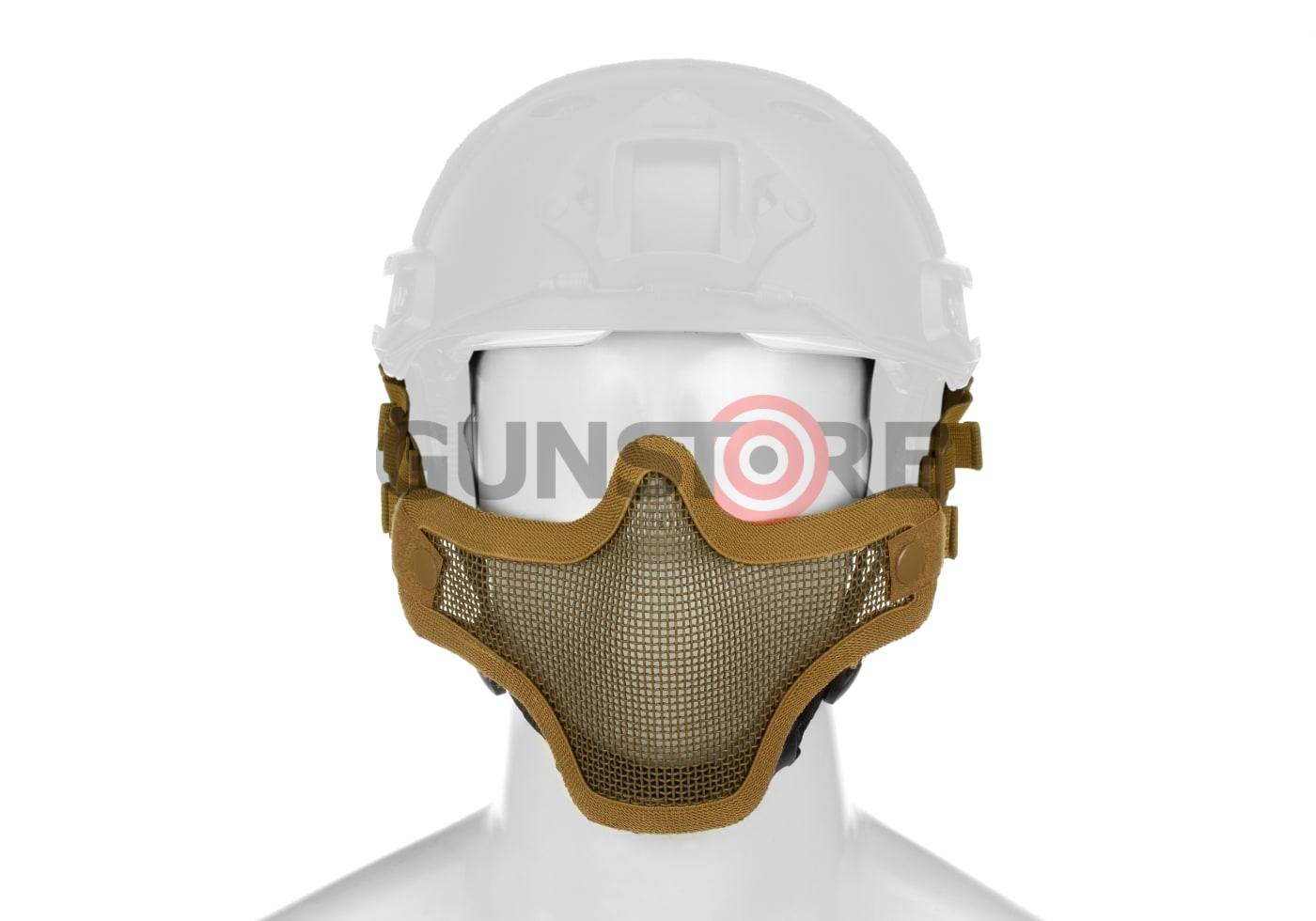 Steel Half Face Mask FAST Version Tan