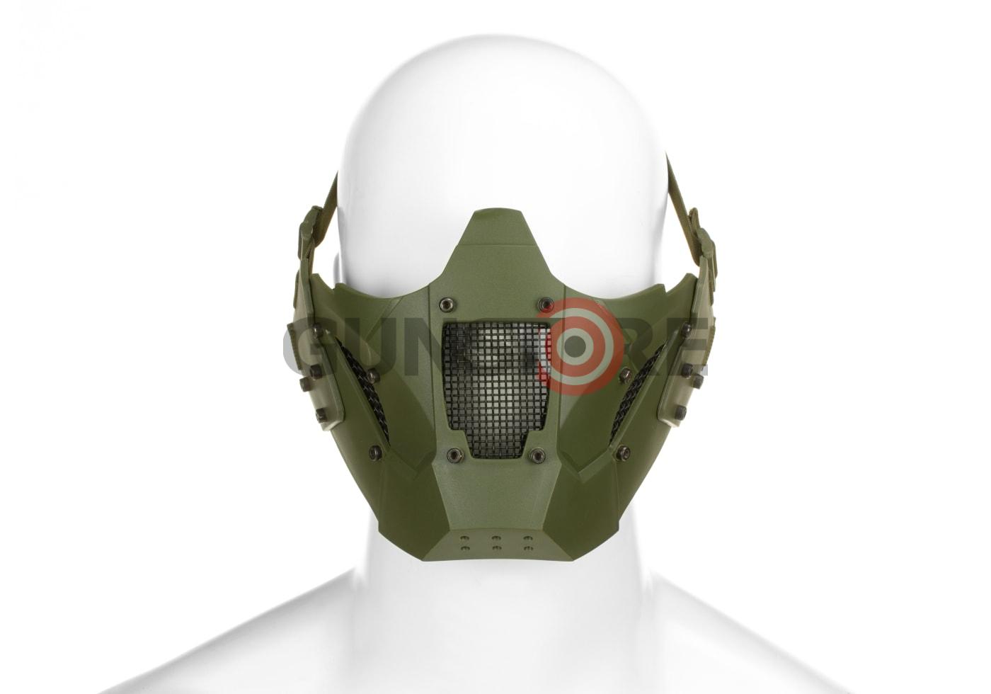 Warrior Steel Half Face Mask OD