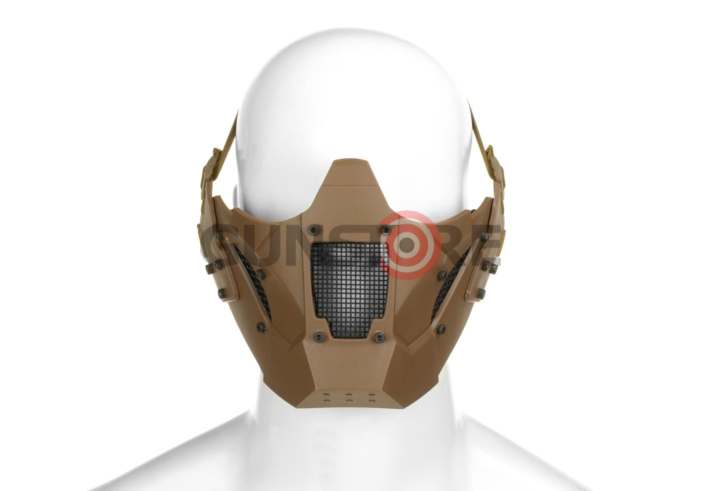 Warrior Steel Half Face Mask Tan