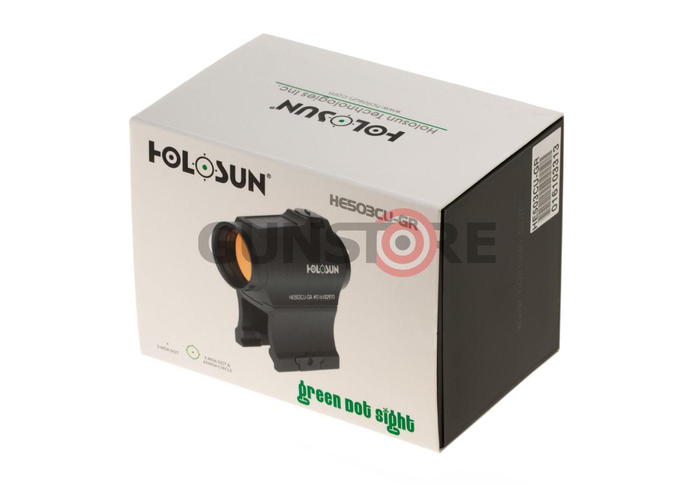 Fotografia: HE503CU-GR Elite Solar Green Circle Dot Sight