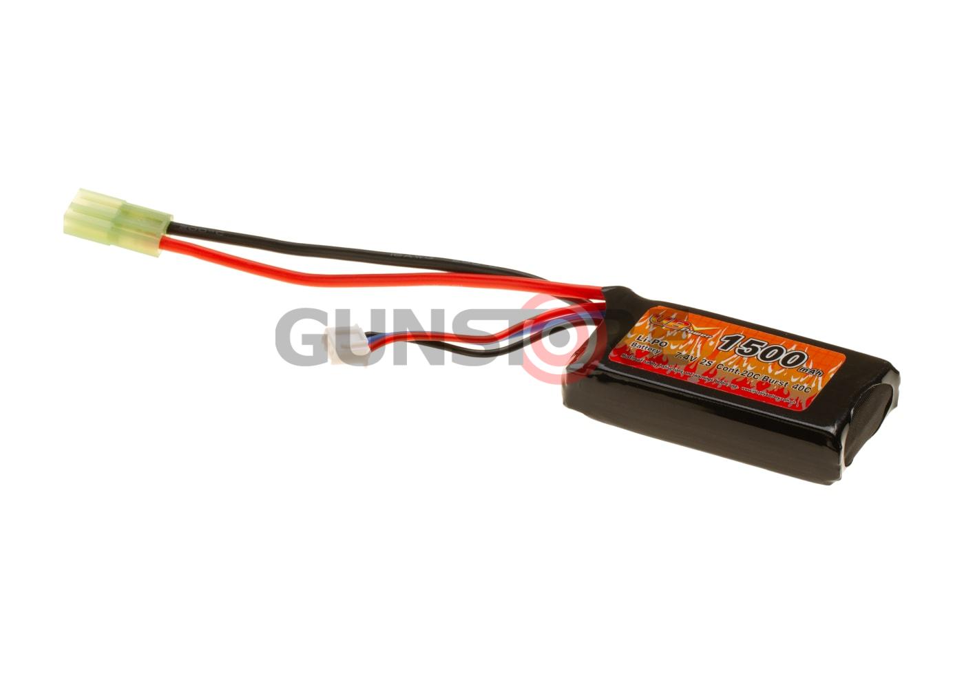 Lipo 7.4V 1500mAh 20C Mini Type