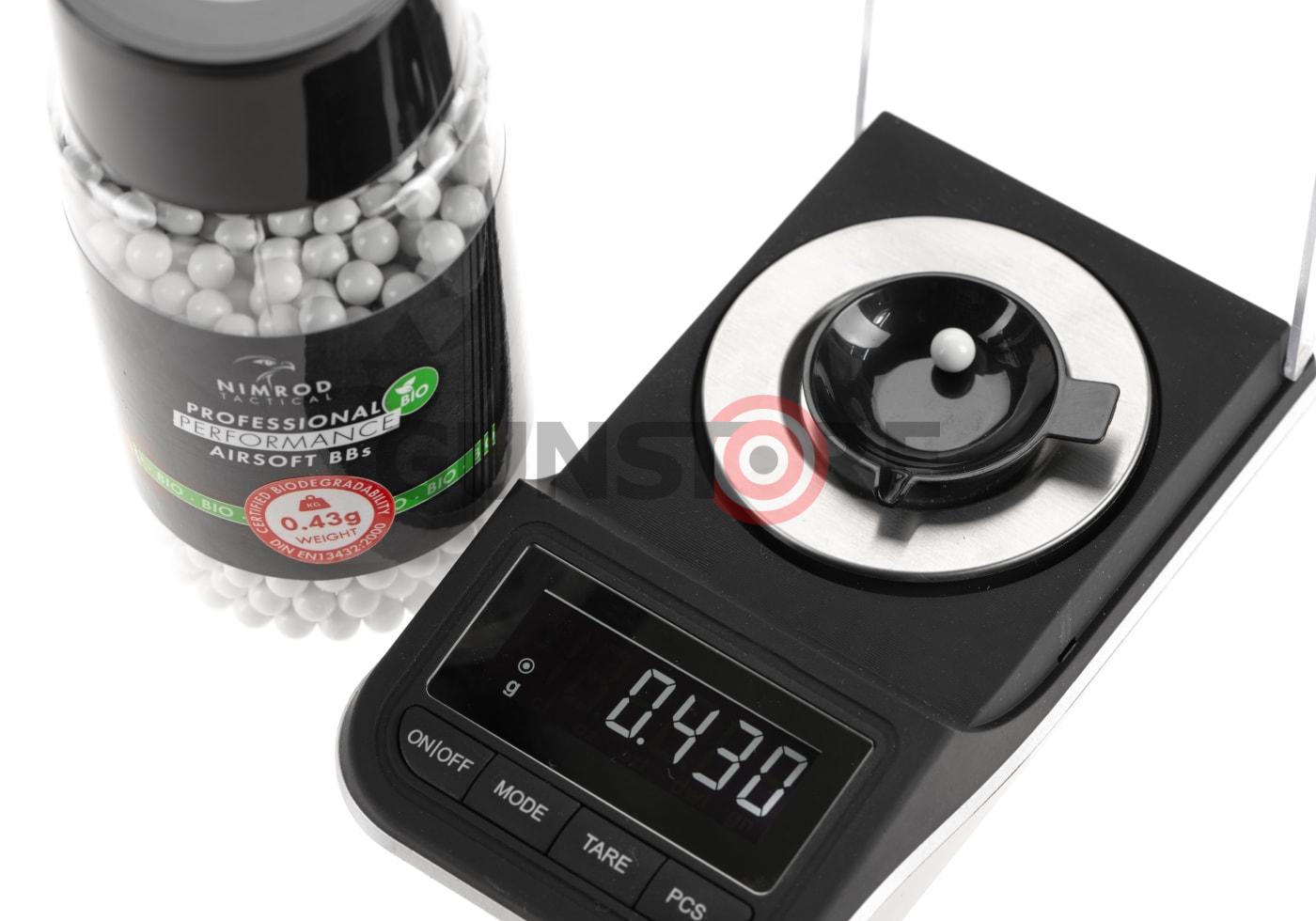 Fotografia: 0.43g Bio BB Professional Performance 1000rds