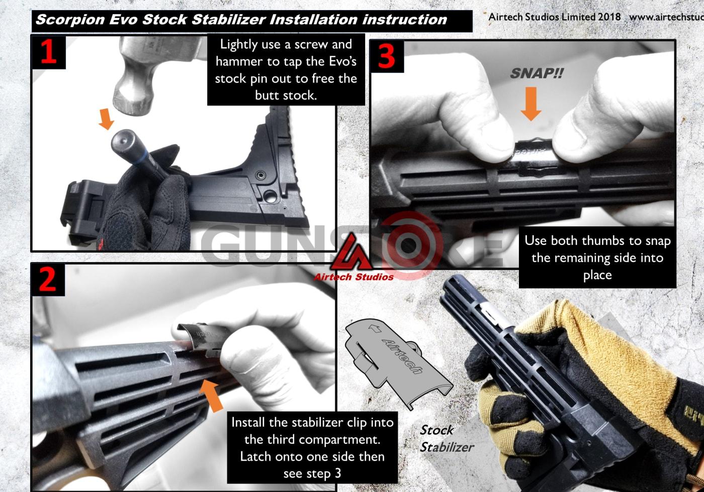 Fotografia: SSU Stock Stabilizer Unit Scorpion Evo 3 A1