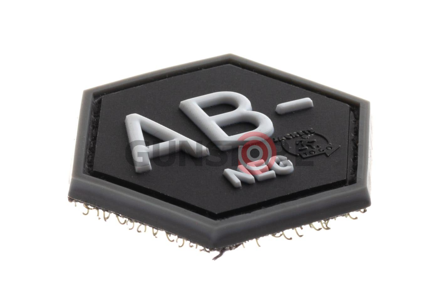 Fotografia: Bloodgroup Hexagon Rubber Patch AB Neg