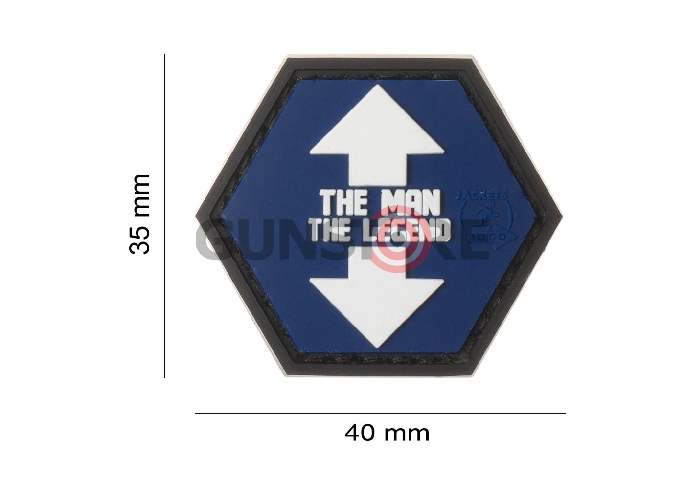 Fotografia: The Man The Legend Rubber Patch