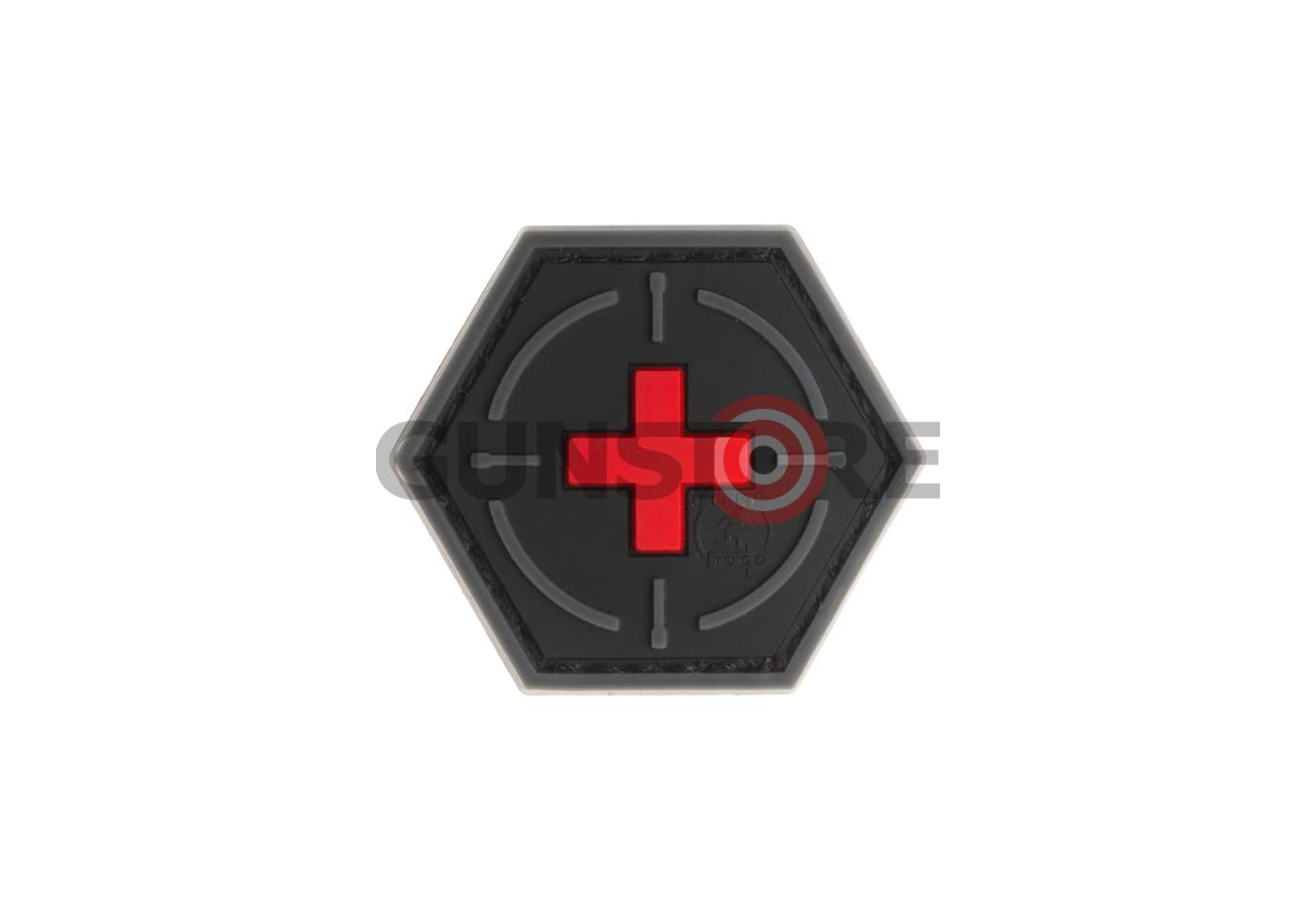 Tactical Medic Rubber Patch Blackmedic