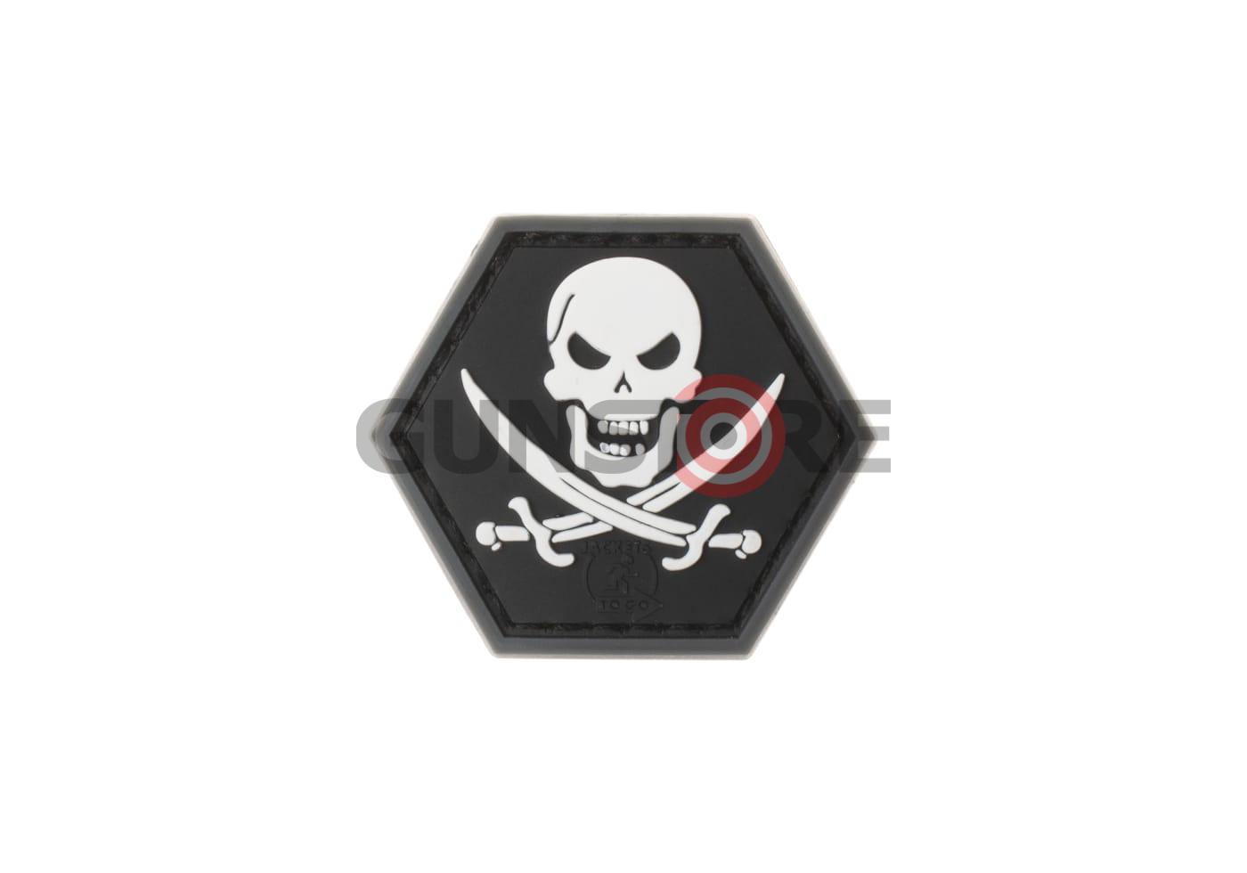 No Fear Pirate Rubber Patch