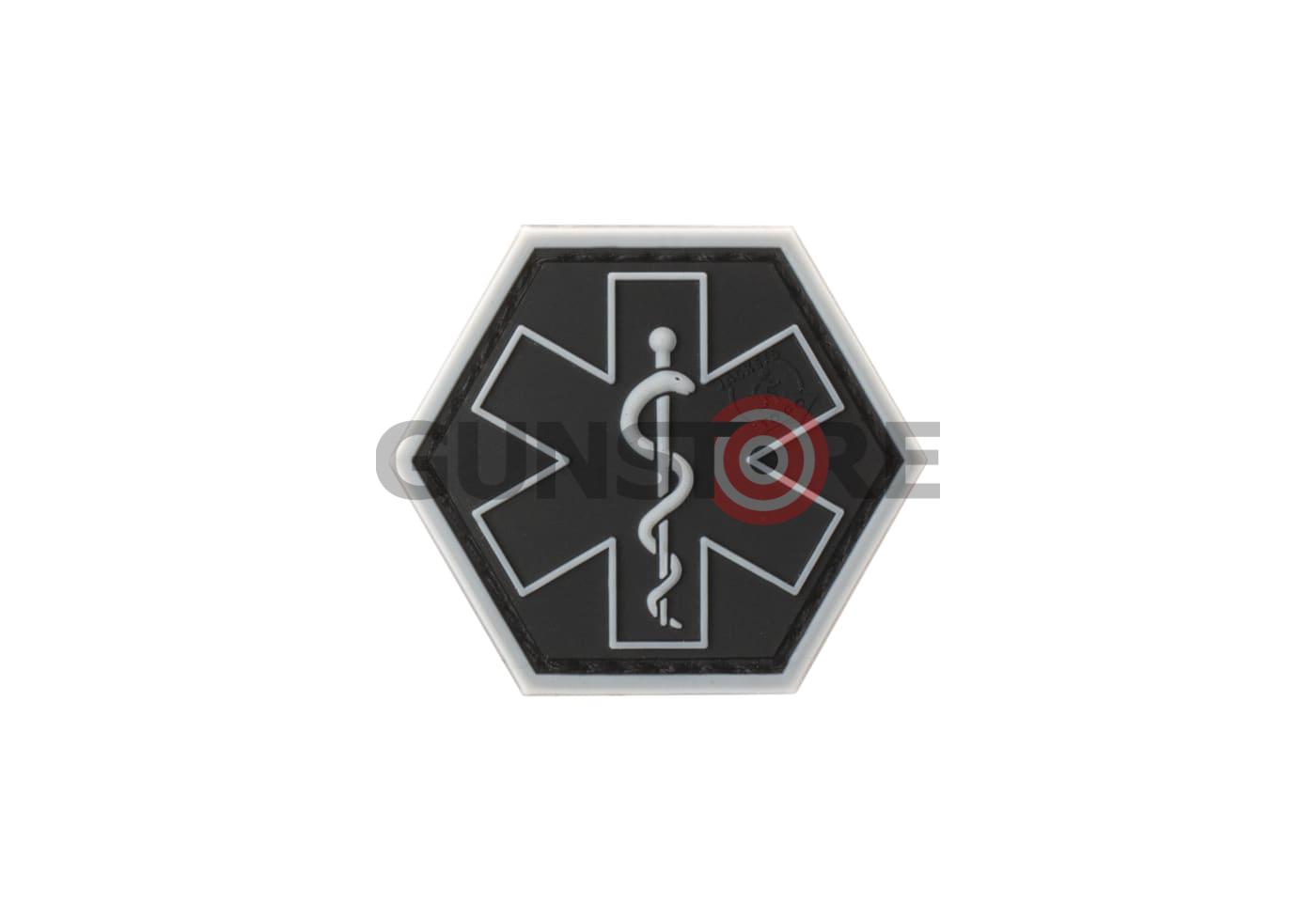 Paramedic Hexagon Rubber Patch SWAT