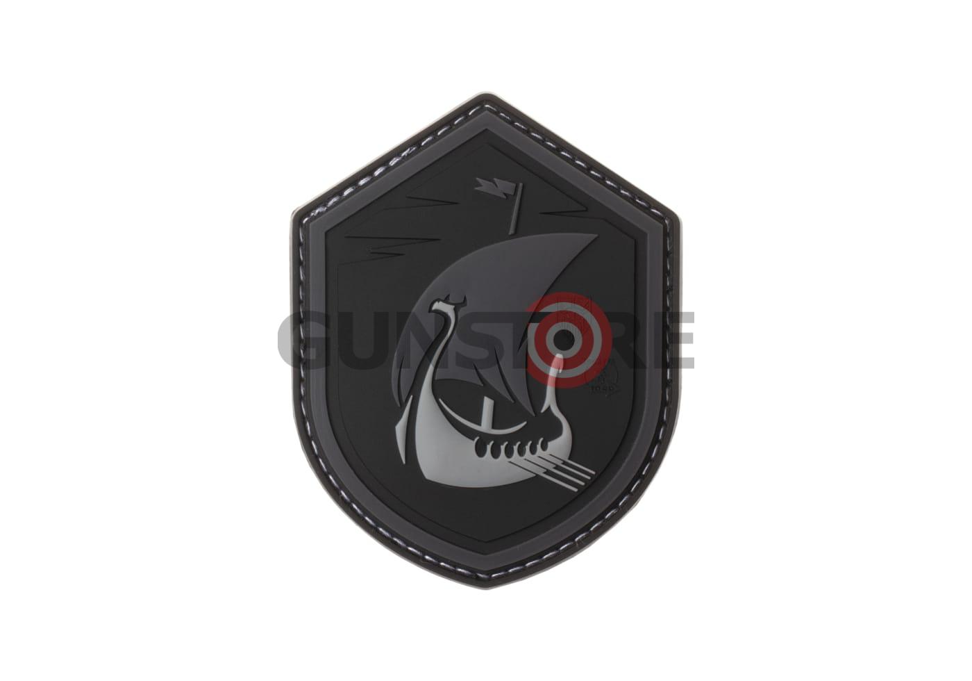 Viking Dragonboat Rubber Patch Blackops