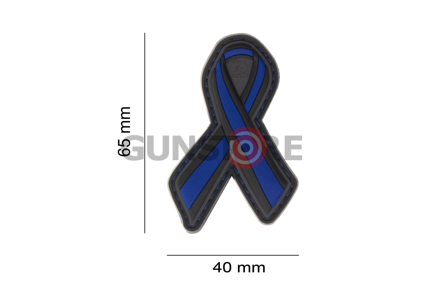 Fotografia: Thin Blue Line Ribbon Rubber Patch