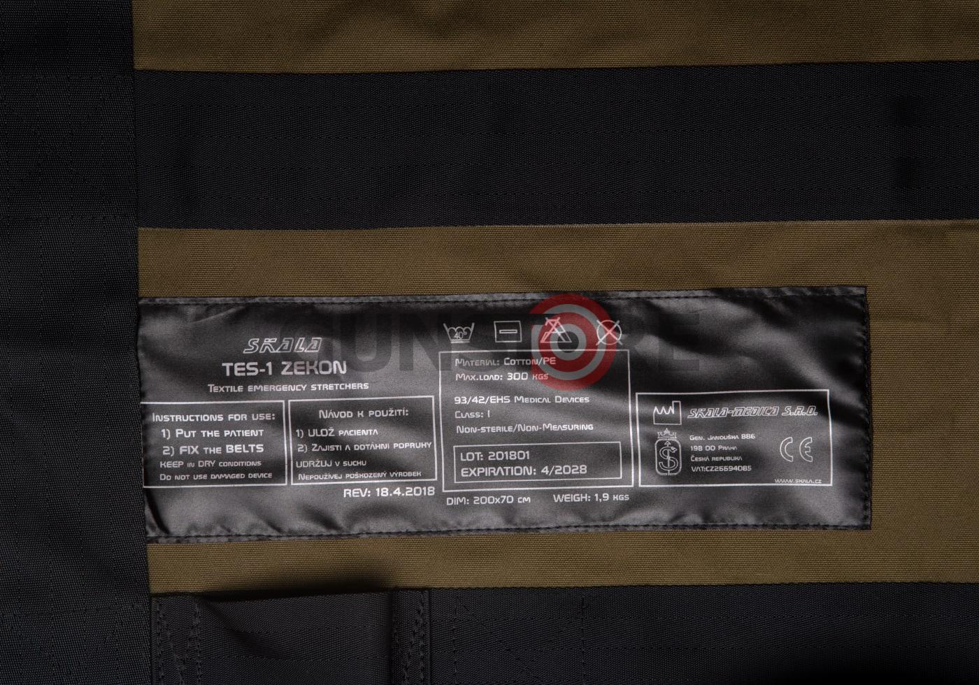 Fotografia: TES-1 Textile Emergency Stretches
