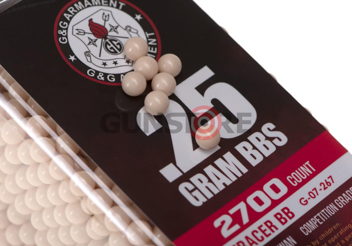 Fotografia: 0.25g Tracer BBs 2700rds