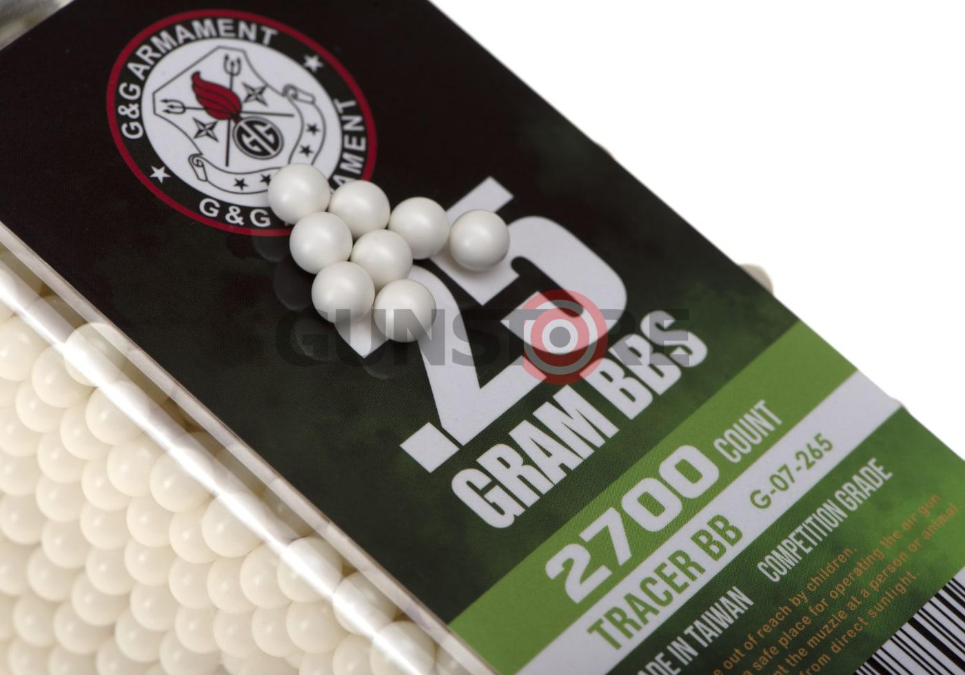 Fotografia: 0.25g Tracer BBs 2700rds