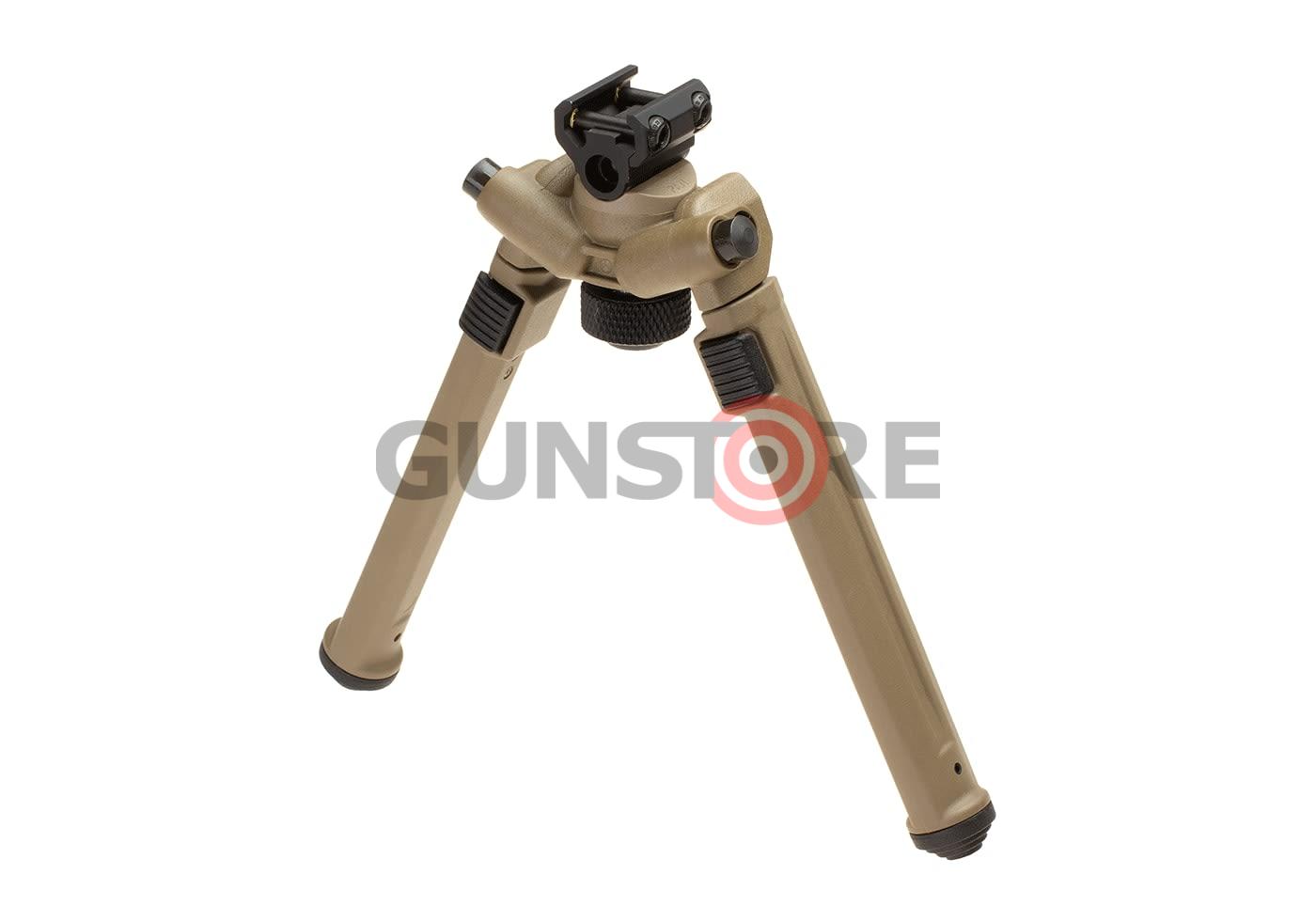 Aluminum Picatinny 6.8-10.3 Inch Bipod Dark Earth