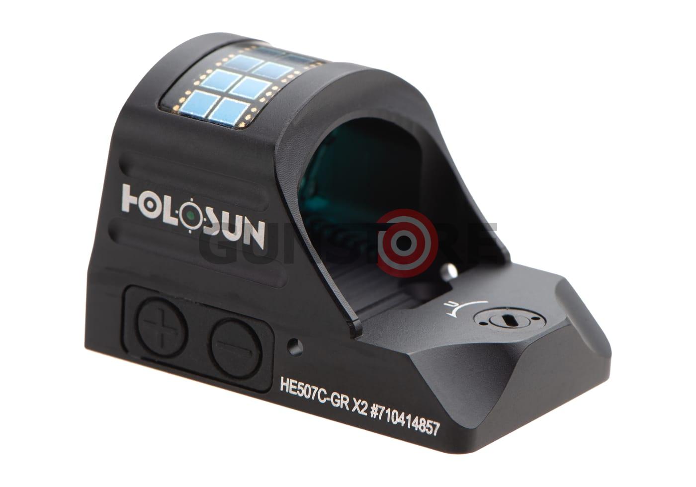 Fotografia: HE507C-GR X2 Elite Solar Green Circle Dot Sight