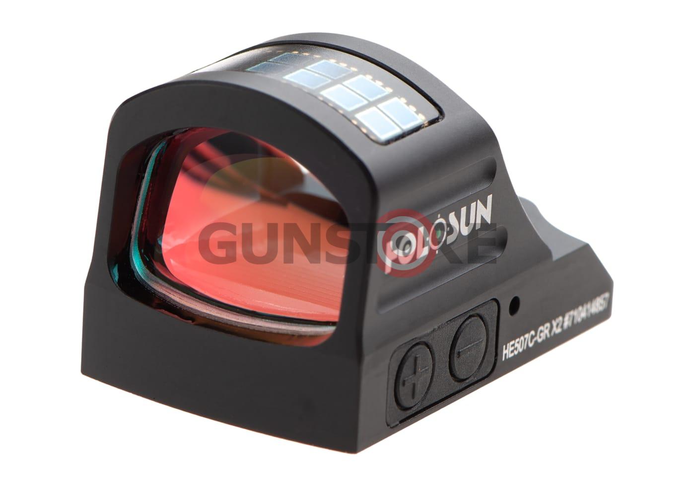 Fotografia: HE507C-GR X2 Elite Solar Green Circle Dot Sight