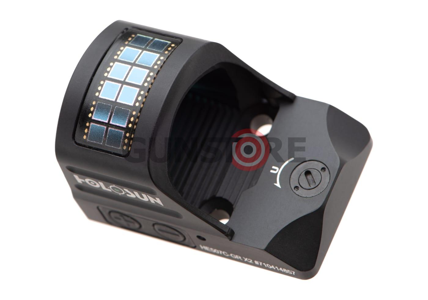 Fotografia: HE507C-GR X2 Elite Solar Green Circle Dot Sight