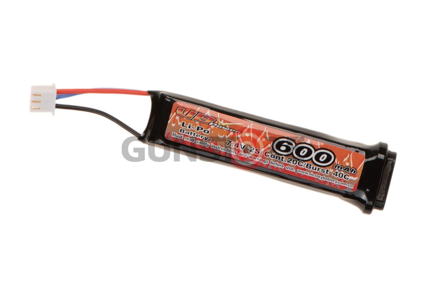 Fotografia: LiPo 7.4V 600mAh Tokyo Marui AEP Battery
