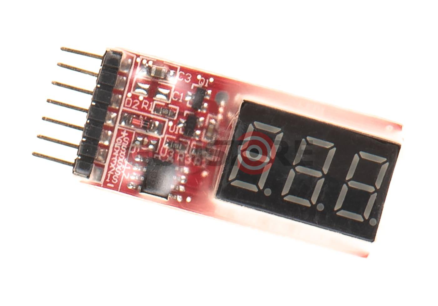 Fotografia: Simple Voltage Display 1-6S Lipo Voltage Meter