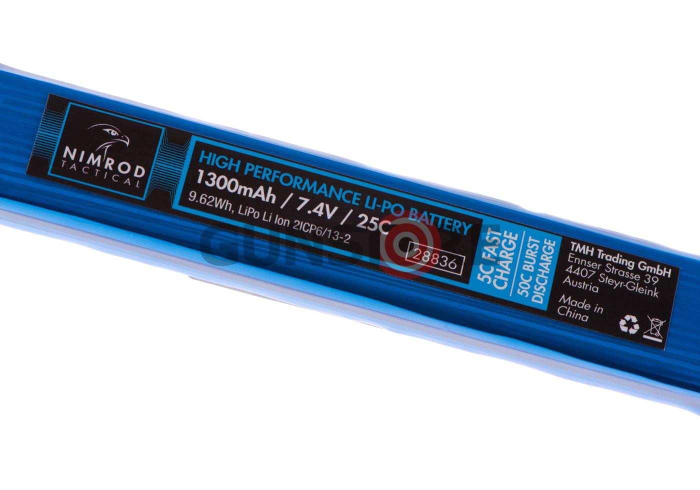 Fotografia: Lipo 7.4V 1300mAh 25C Stock Tube Type